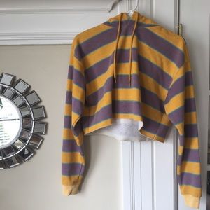 UO Under The Stars Cropped Hoodie